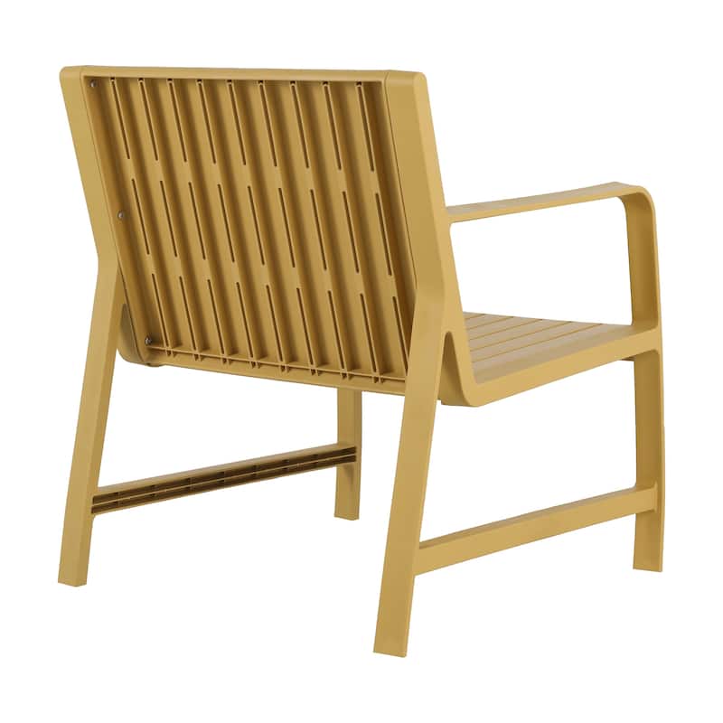 Modern 2-Piece Outdoor Furniture Set, Easy Assemble Patio Conversation Set