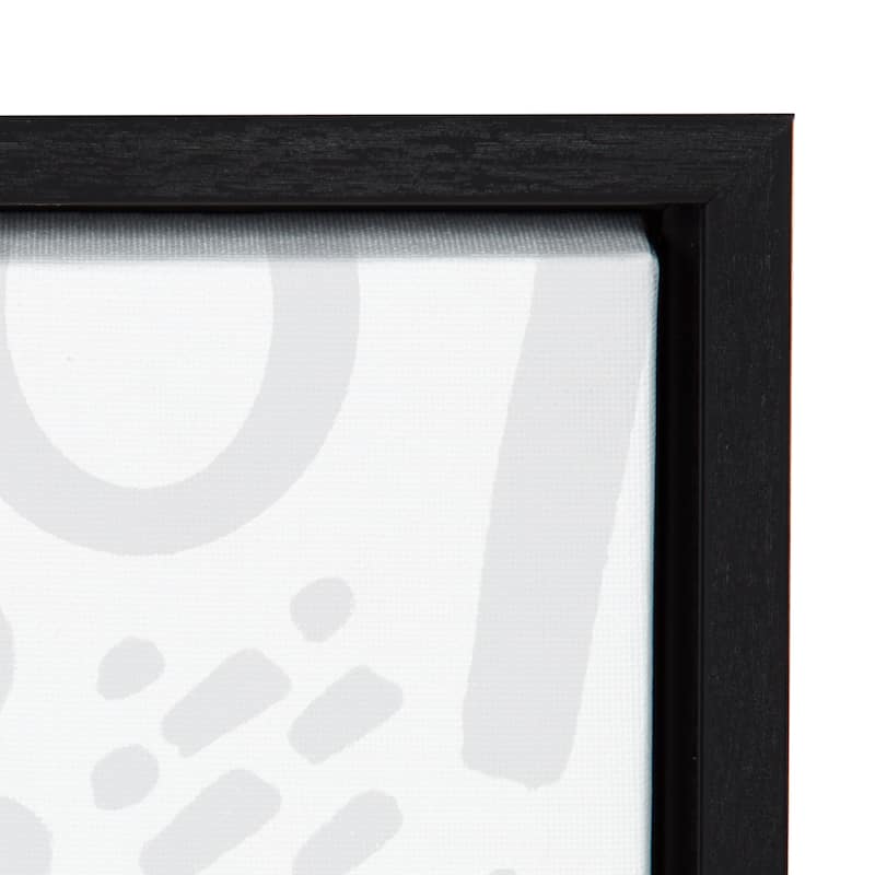 Kate and Laurel Sylvie Boom Box Boy 2 Framed Canvas by Molly Fabiano
