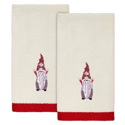 Avanti Linens Christmas Gnomes 2-Pack Fingertip Towel Set - Fingertip Towel 2pk Set