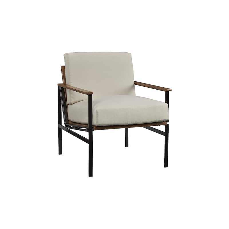 Signature Design by Ashley Tilden Ivory/Brown Accent Chair