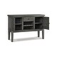 preview thumbnail 11 of 17, Hallanden Antique Gray Dining Room Server - 56"W x 18"D x 39"H