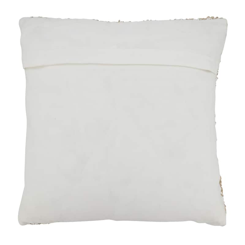 Outdoor Zen Raffia Poly Filled Throw Pillow