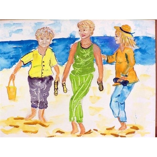 Betsy Drake DM415 Grandma At The Beach Doormat 18 x 26