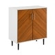 preview thumbnail 17 of 34, Middlebrook Lindesberg 28-inch Bookmatch Accent Cabinet