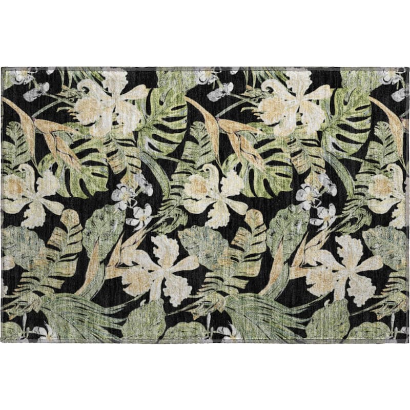 Premium Washable Super Soft Tropical Paradise Mayfield Rug