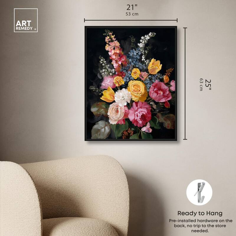 Garden Richness I Canvas by Art Remedy