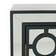 preview thumbnail 7 of 8, SAFAVIEH Kaia 2-Door Steel Teal Storage Chest