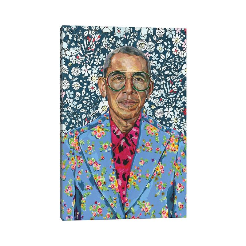 iCanvas "Barack" by Heather Perry Canvas Print