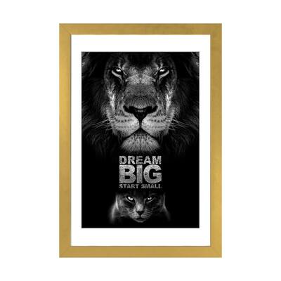 iCanvas "Dream Big Start Small Motivational Quote" by Adrian Baldovino
