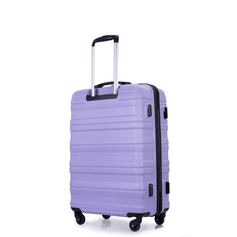 3 Piece PC Expandable Luggage Sets, Modern Lightweight Durable Suitcase with TSA Lock, Two Hooks and Spinner Wheels