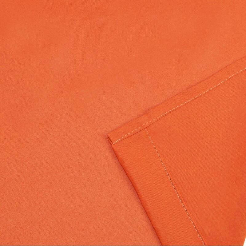 Superior Solid Machine Washable Room Darkening Grommet Blackout Curtains, Set of 2