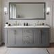 Option Dark Gray / Giotto Quartz Top / Brushed Gold