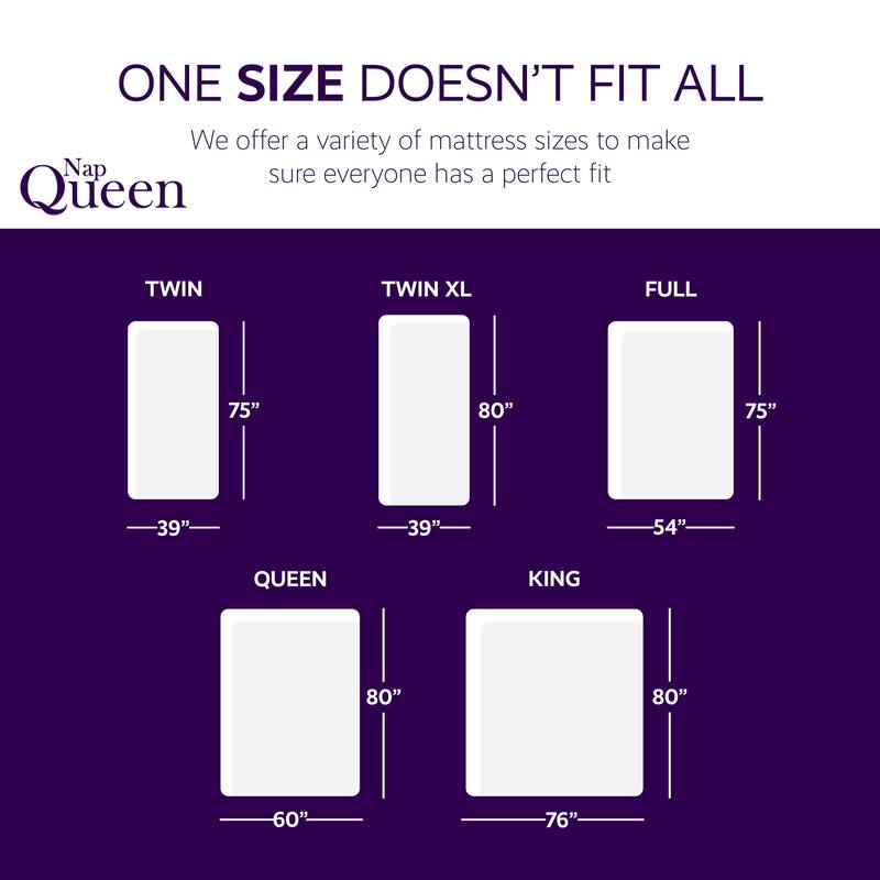 NapQueen Victoria 12" Cooling Gel Hybrid Mattress