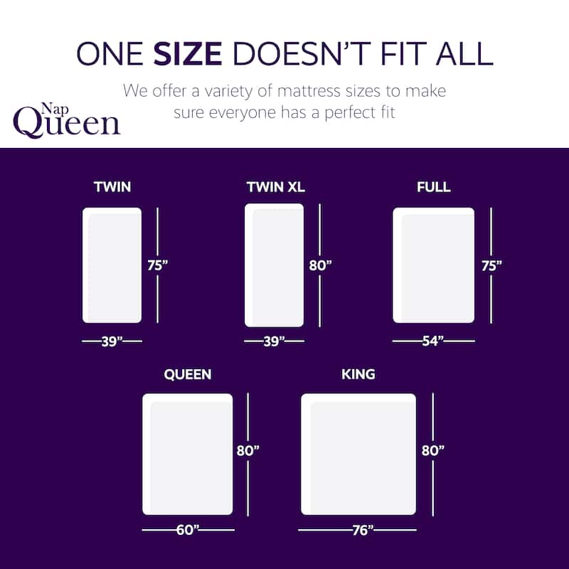 NapQueen Maxima 8'' Hybrid Mattress