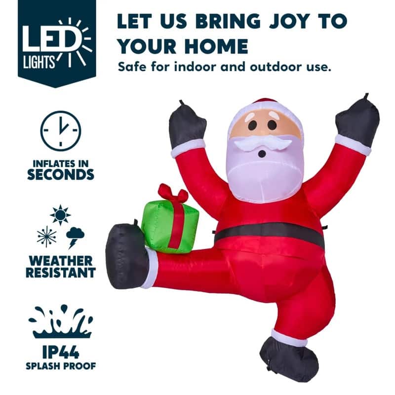 Climbing Santa Inflatable