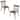 Furnish Theory X-Terra S Indoor/Outdoor Stackable Anti-UV Glass Fiber-Reinforced Polypropylene Dining Side Chairs (Set of 2)