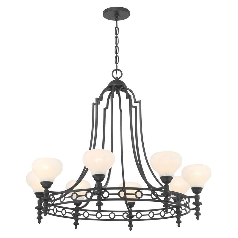 Savoy House 1-1605-8 Allston 8 Light 36" Wide LED Chandelier