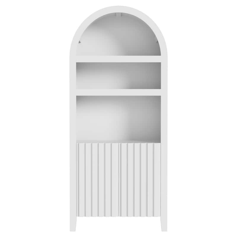 Arch Bookshelf Multi-Purpose Shelf for Living Room Kitchen