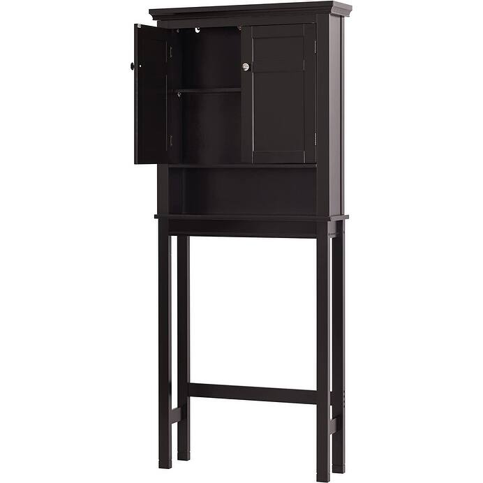 Spirich Home Bathroom Shelf Over-The-Toilet, Bathroom SpaceSaver, Bathroom Bathroom Storage Cabinet Organizer with Drawer