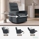 preview thumbnail 12 of 10, Evolur Peyton Manual Recline Glider with Full 360-Degree Swivel