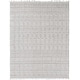 preview thumbnail 3 of 12, Hand-Woven Charleigh Cotton Area Rug - 8' x 10' Light Grey
