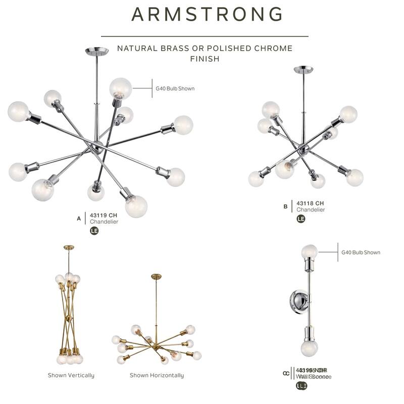Kichler Armstrong 2 Light 17" Wide Bathroom Vanity Light