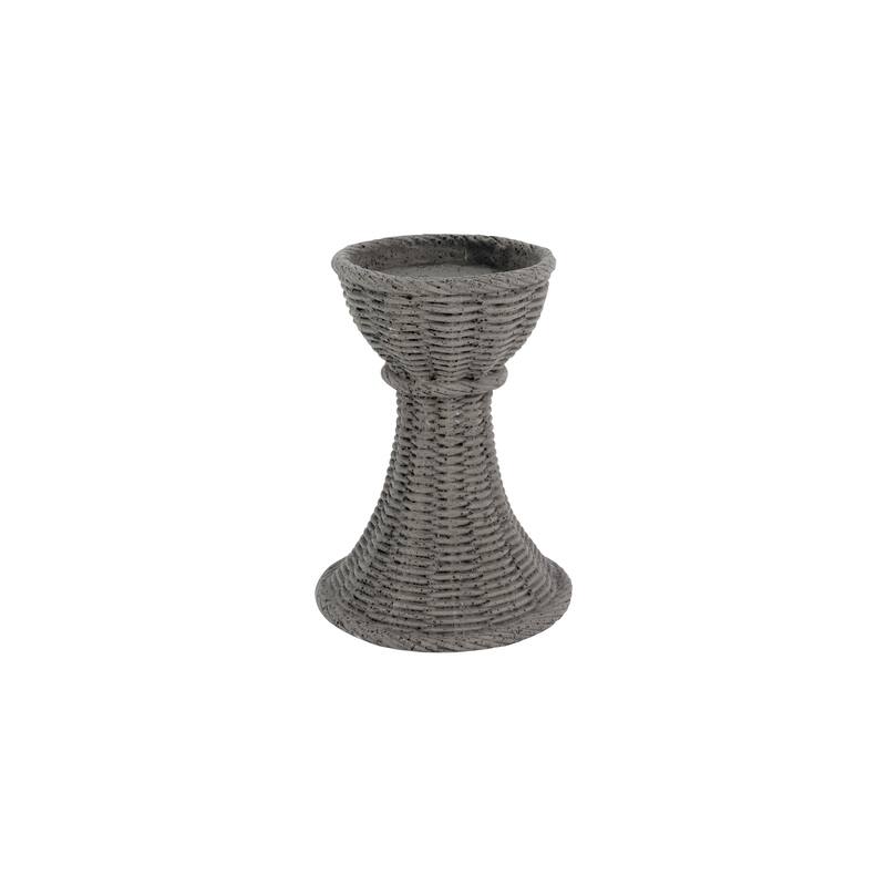 Casa Gray Large Candlestick