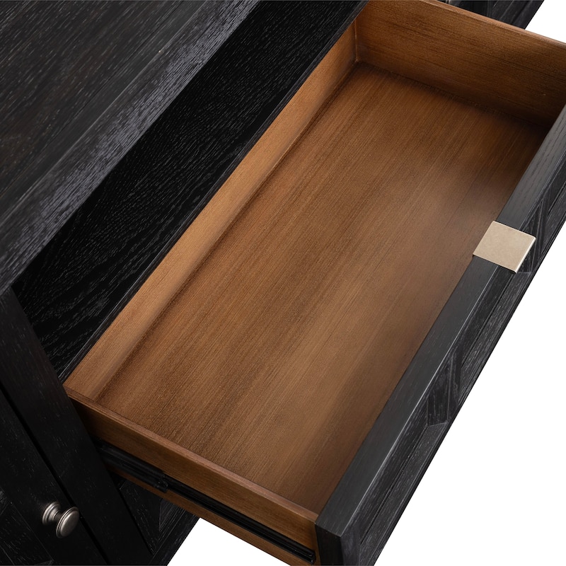 Furniture of America Durem Modern Classic 72-inch Solid Wood TV Stand