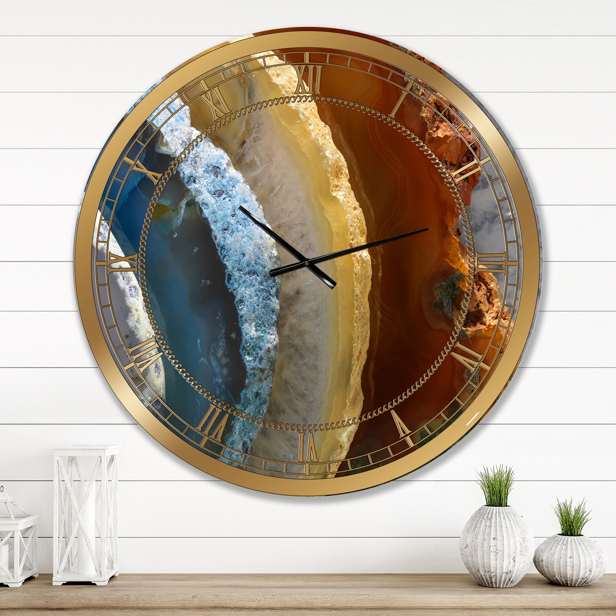 Blue Wall Clocks Bed Bath & Beyond