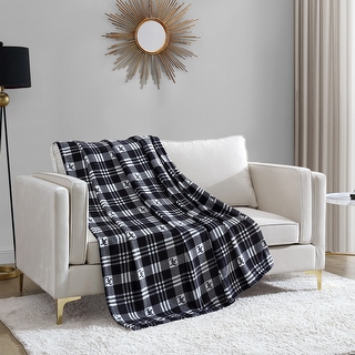 Juicy Couture Plaid 50 x 70 Plush Throws Bed Bath Beyond 39102615