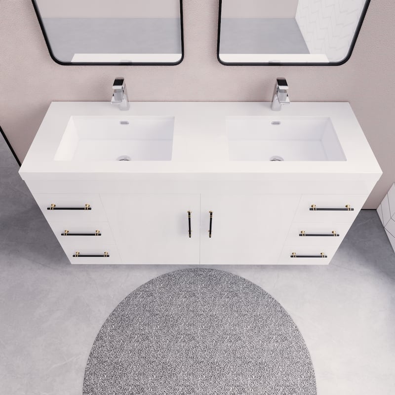 Eliza 60'' Freestanding Vanity with Double Sink