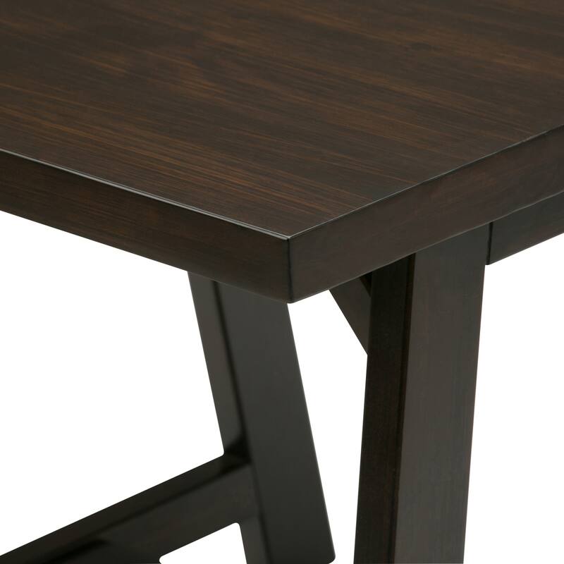 WYNDENHALL Hawkins Solid Wood 22-inch Square Retro Modern Side Table - 22 W x 22 D x 20 H