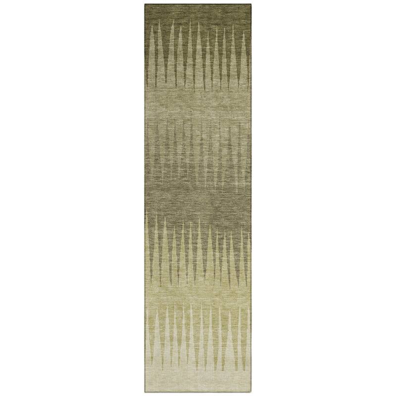 Machine Washable Indoor/ Outdoor Chantille Contemporary Ombre Rug