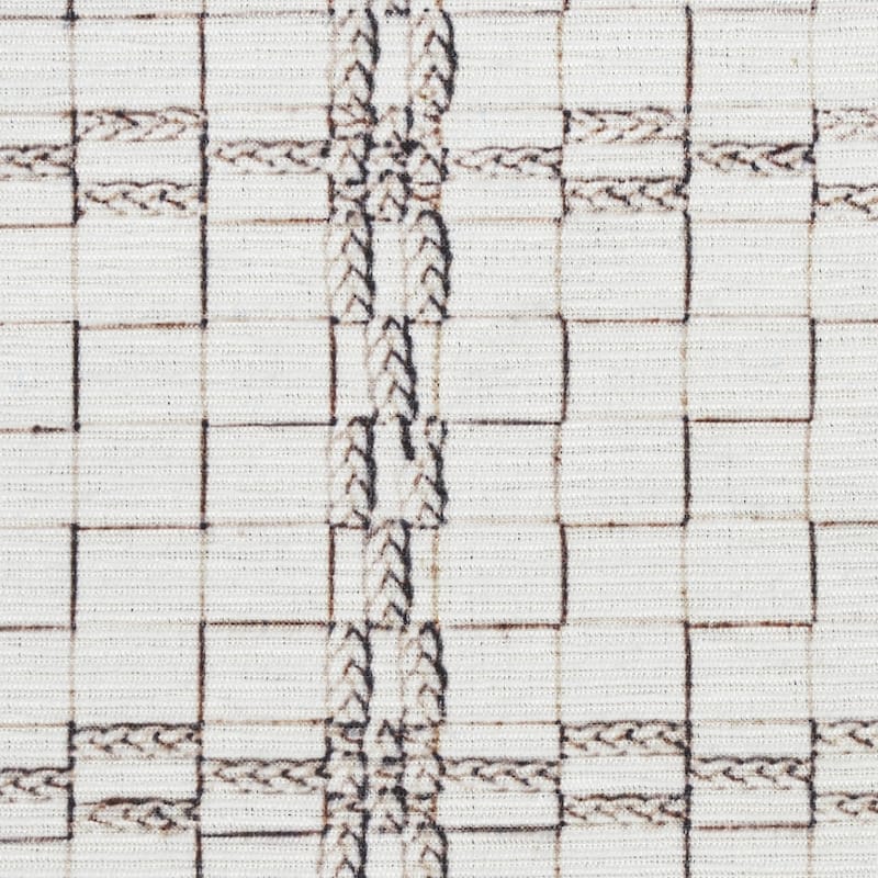 Novi Power Loomed Geometric Modern Non Skid Low Pile Area Rug By HomeRoots - 144' X '110' X '0.25