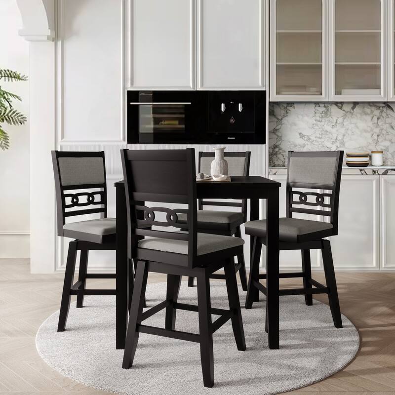CraftPorch Luxury Swivel Counter Dining Set