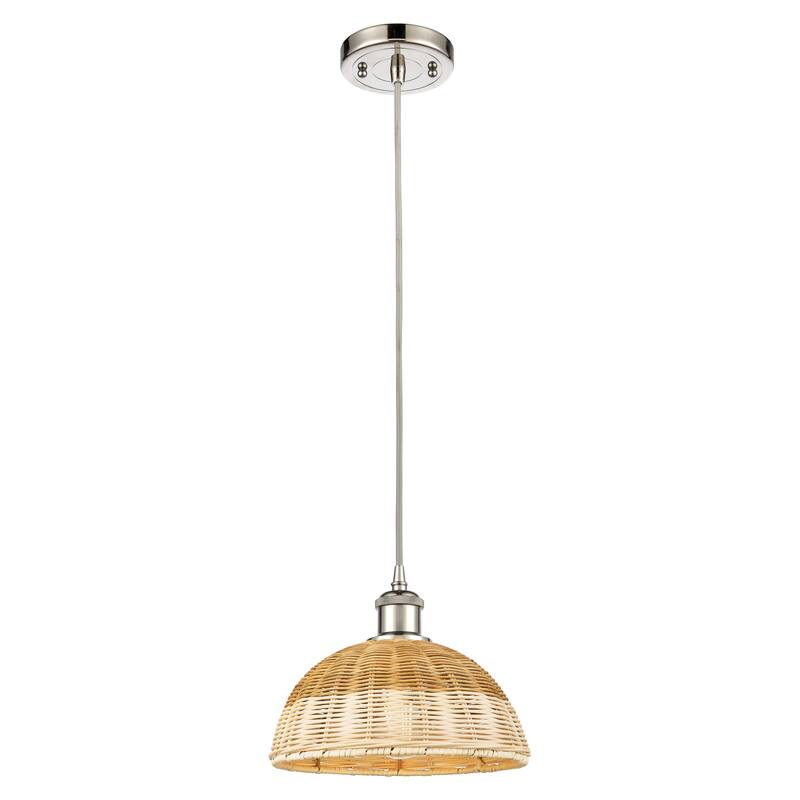 Innovations Lighting Endless Possibilities Ballston - Bristol Natural II - 1 Light 9" Cord Hung Mini Pendant - Polished Nickel