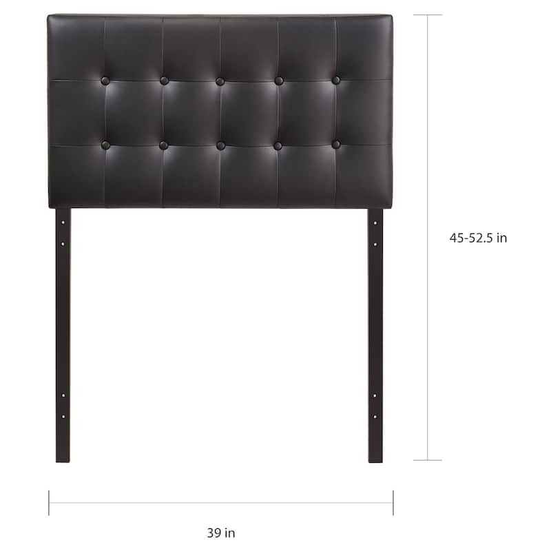 Emily Button-tufted Twin-size Headboard