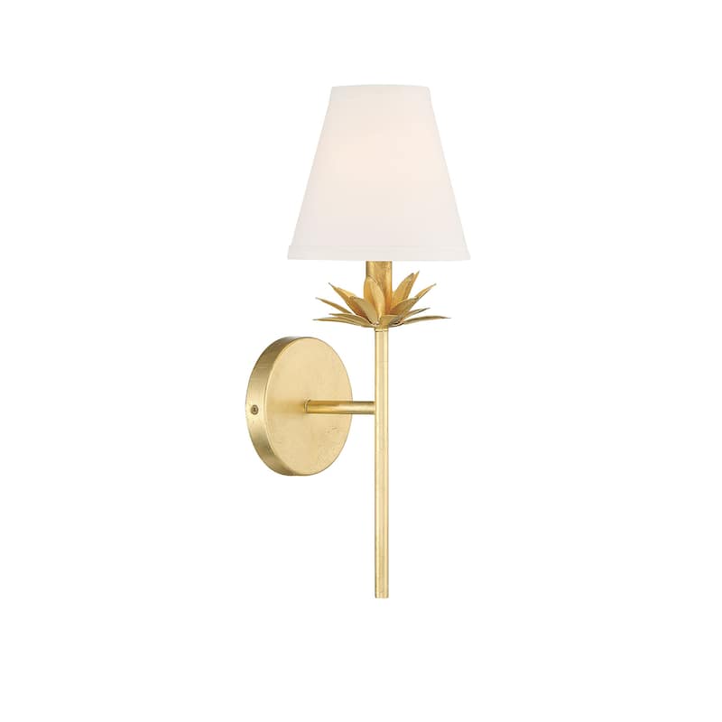 Bellevue SH90077 17" Tall Wall Sconce - True Gold