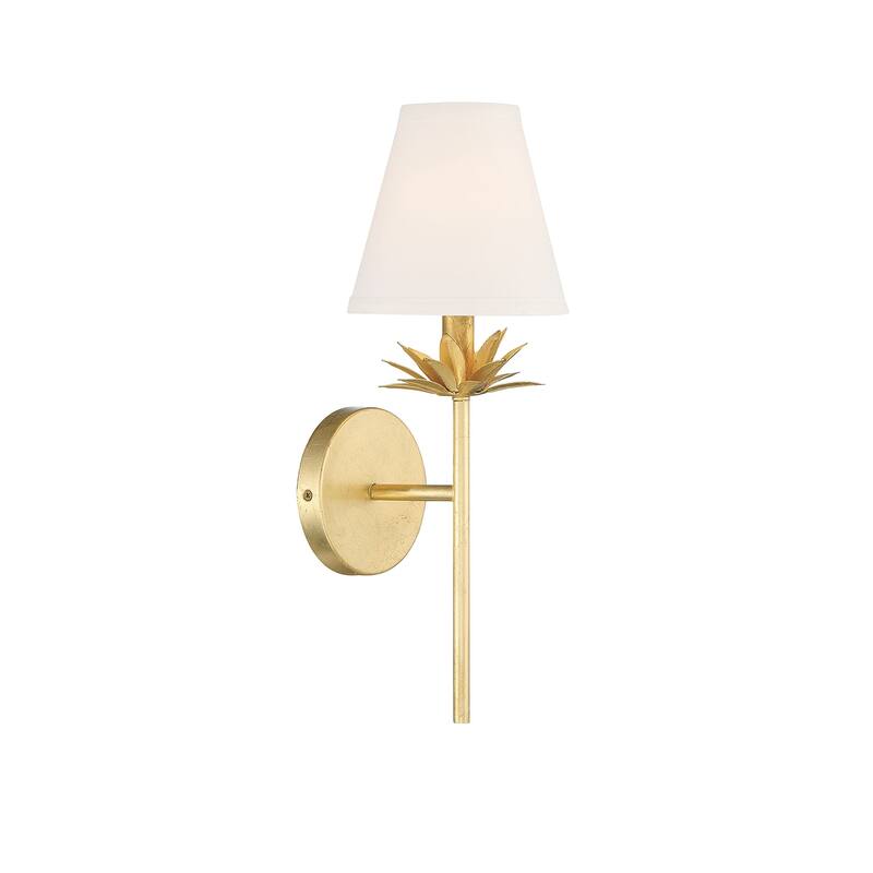 Meridian M90077 17" Tall Wall Sconce - True Gold
