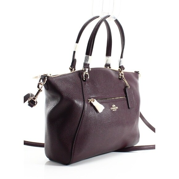 coach prairie satchel oxblood