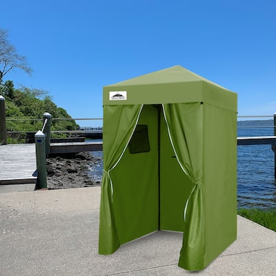 EAGLE PEAK Flex Ultra Compact 4x4 Pop-up Canopy, Sun Shelter, Changing Room, or Camping