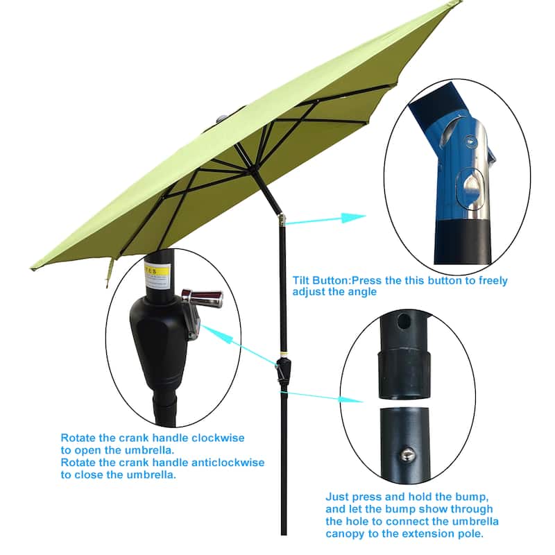 Patio Umbrella Outdoor Waterproof Umbrella