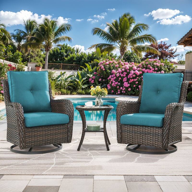 2 Pair Patio Soft Cushions for Outside