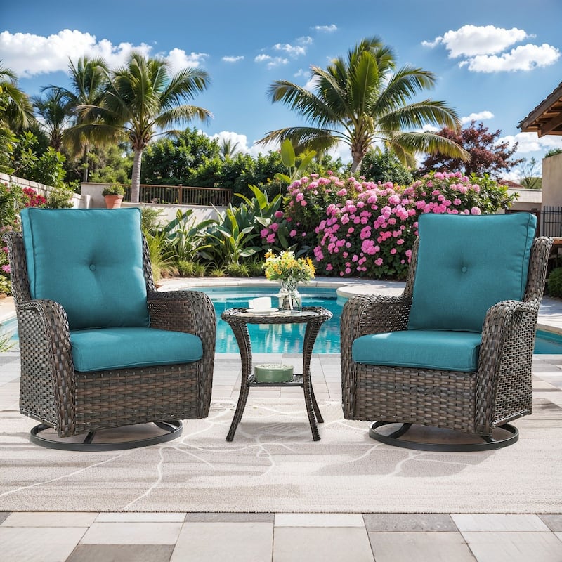 All-Weather Deep Seating Chair Cushions for Patio Chairs