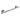 Keeney Infinity Designer Grab Bar 1.25 Dia x 16 in., Brushed Nickel