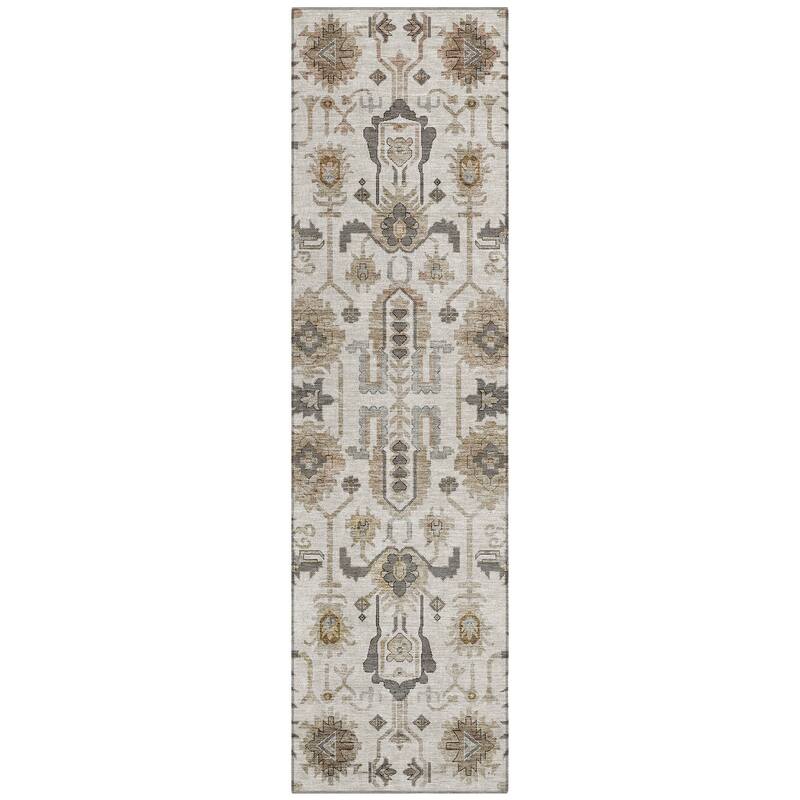 Machine Washable Indoor/ Outdoor Chantille Boho Rug