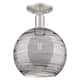 Option Brushed Satin Nickel / Light Smoke Deco Swirl