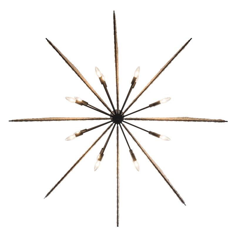 Varaluz Machina Chandelier - Matte Black/Sulihiya