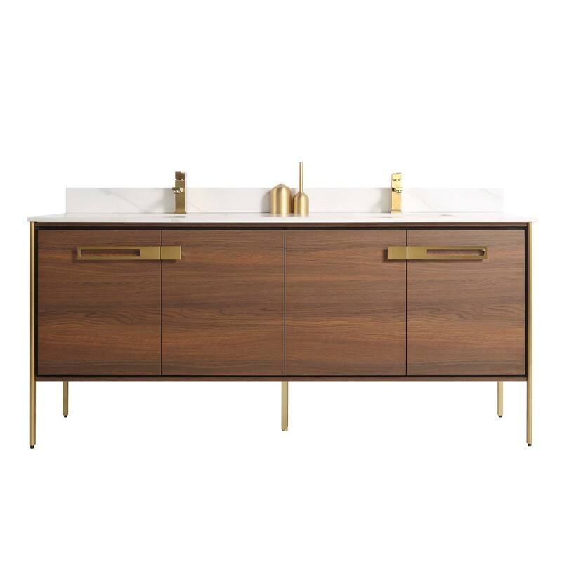 Fine Fixtures Oakville Bathroom Vanity with White Ceramic Sink