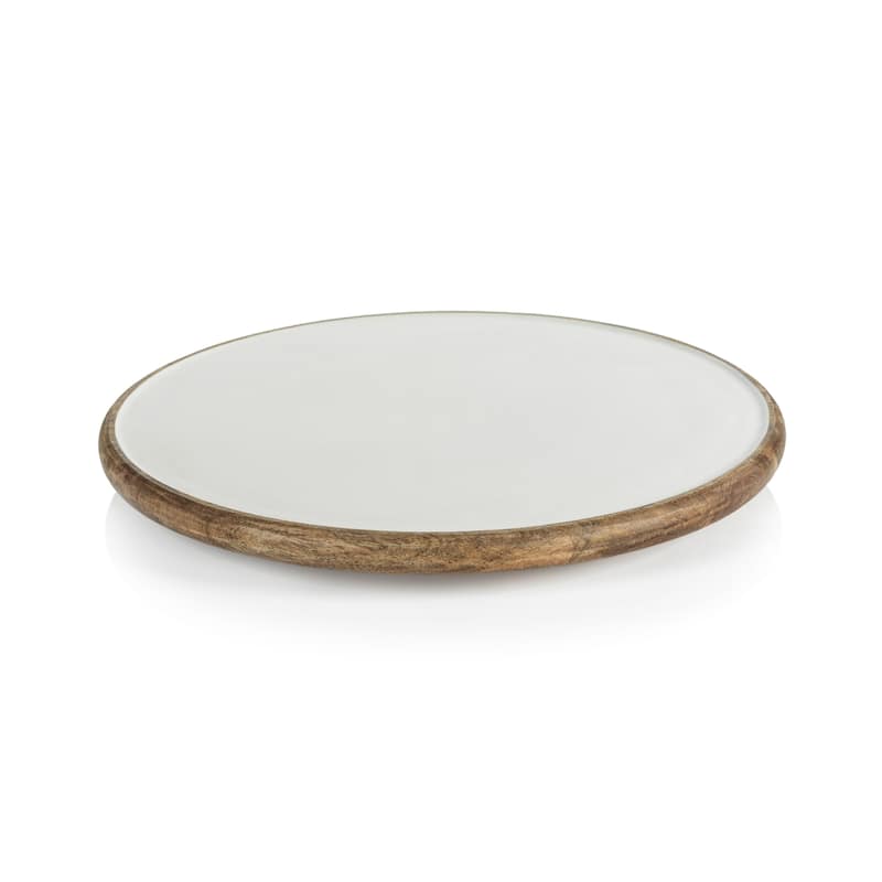 Petrolina Mango Wood Lazy Susan - 18" dia x 2"